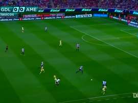 Nicolas Castillo put America ahead at Chivas in 2019. DUGOUT