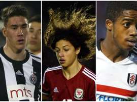 Dusan Vlahovic, Ethan Ampadu y Ryan Sessegnon. BeSoccer