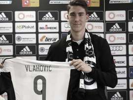 Dusan Vlahovic interesa a la Juventus de Turín. Twitter
