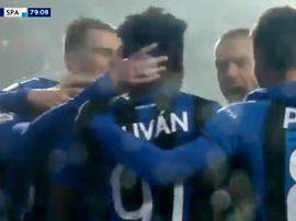 Zapata, buteur et sauveur. Capture/ESPN