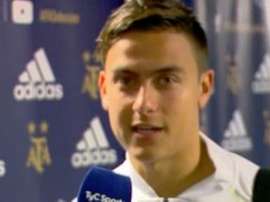Dybala si è lamentato del vento. Captura/TyCSports