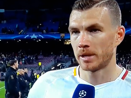 Dzeko queixou-se da arbitragem. Captura