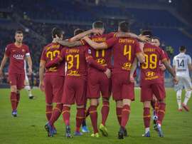 Vittoria della Roma all'Olimpico. Twitter/ASRoma