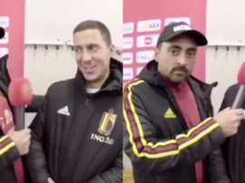 Hazard já sabe falar espanhol. Instagram/belgianreddevils