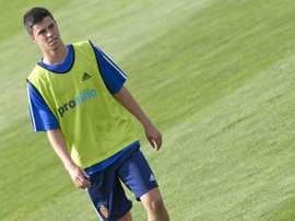 Mañana será oficial el regreso de Edu García tras cuatro temporadas fuera de Real Zaragoza. MARCA
