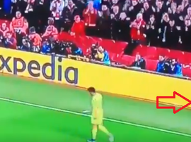 The 'silent hero' from Liverpool's comeback. Screenshot/Twitter
