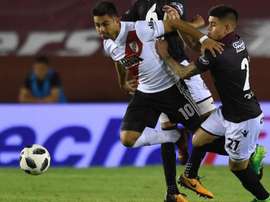 El atacante argentino valoró el encuentro ante Independiente. RiverPlate