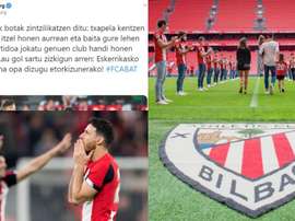 El Augsburgo se despidió de Aduriz. Twiter/Athletic/FCAugsburg