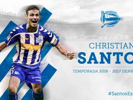 El Alavés presenta a Christian Santos. DeportivoAlavés