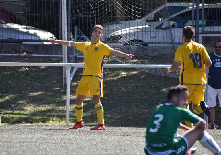 Iván Fernández y Gabri dejaron los tres puntos en la bandeja del Alcorcón B. Twitter/AD_Alcorcon