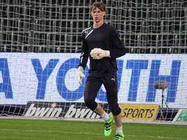 El arquero croata del Dinamo de Zagreb Adrian Semper. GNKDinamo