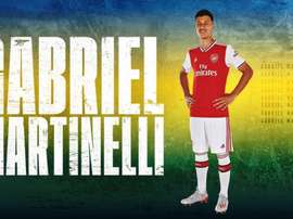 Arsenal assinou com Gabriel Martinelli, do Ituano. Twitter/Arsenal
