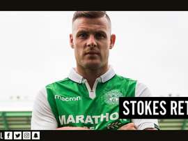 Anthony Stokes, nuevo jugador del Hibernian. HibernianFC