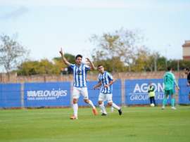 El Atlético Baleares dejó el partido en empate de penalti. Twitter/atleticbalears
