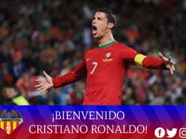 Emblema espanhol anunciou a transferência de CR7. AtcoSaguntino