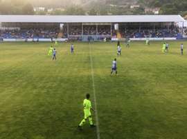 El filial azulgrana cayó en El Collao. FCBarcelona