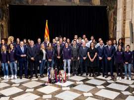 Debido a los títulos conseguidos en 2018. Twitter/JosepMariaBartomeu