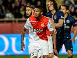 Wallace in action while on loan at Monaco. ASMonaco