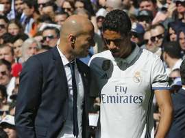 Varane rend un bel hommage à Zidane. efe