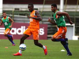 El centrocampista brasileño Gerson, en un entrenamiento del Fluminense. Fluminense