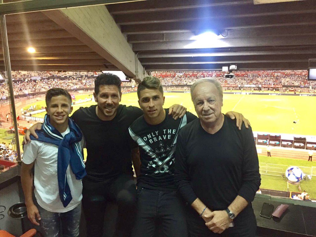 Giuliano Simeone ficha por el Atlético de Madrid. Twitter Simeone