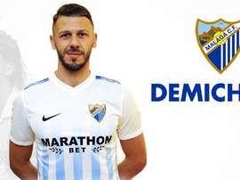 Le défenseur argentin Martin Demichelis s'est engagé mardi avec Malaga. MálagaCF