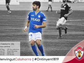 Juan Calahorro ya ha firmado con el Ontinyent. Twitter/OntinyentCF