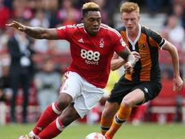 Burnley are keen on Forest striker Britt Assombalonga. NFFC