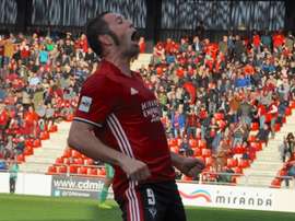 Cervero sigue marcando goles. CDMirandes