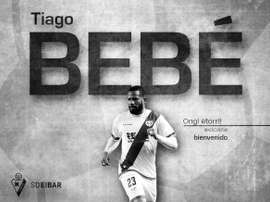 Eibar annonce the signing of Bebe. SDEibar