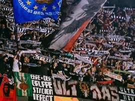 El Eintracht de Frankfurt fue sancionado por la UEFA. Twitter/eintracht_esp