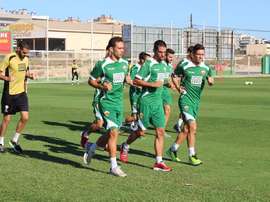 El Elche, entrenando. Twitter