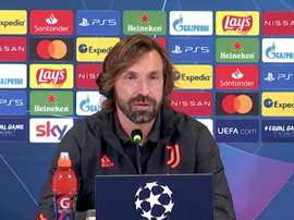 Pirlo appeared in a prematch press conference. JuventusFC