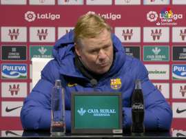 El Barça visita el Martínez Valero. Captura/YouTube/LaLiga