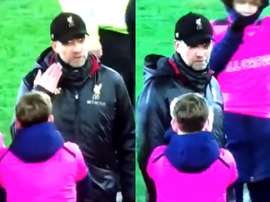 Klopp s'est agacé. Capture/Skysports