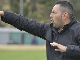 El entrenador del Tarazona, David Navarro. SDT