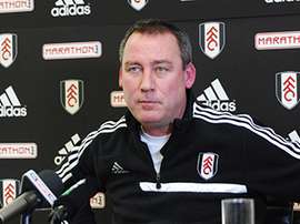 El entrenador holandés René Meulensteen, en una rueda de prensa cuando entrenaba al Fulham inglés. FulhamFC