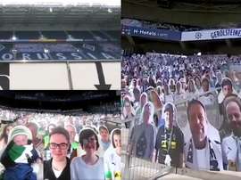 Gladbach will use photos of their fans. Screenshot/Reuters