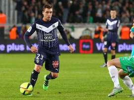 El futbolista argentino del Girondins de Burdeos Valentín Vada. Girondins