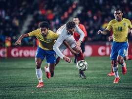 O Brasil venceu a República Checa com 20 minutos de jogo ao seu melhor nível. Twitter/ceskarepre_cz