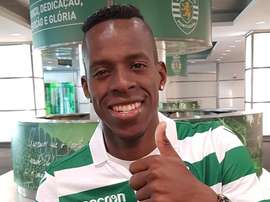 Cristian Borja foi anunciado pelo Sporting. Twitter/Sporting_CP