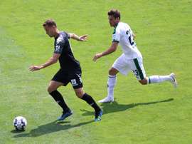 El Betis no pudo contrarrestar la pegada del 'Gladbach. Twitter/RealBetis
