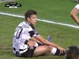 Edu Machado completó un partido para olvidar. VSports