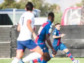 Roger Marti was able to score for Levante, before Bournemouth again got level. Twitter/LevanteUD