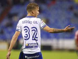 El futbolista del Zaragoza, Sergio Gil. Twitter