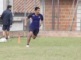 Cristian Sosa ya trota como jugador de Nacional. Twitter/ClubNacionalPY