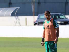 Joaquín tiene muy difícil llegar en condiciones al partido ante el Sevilla. RealBetisBalompie