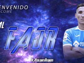 Le Getafe souhaite la bienvenue à Fayçal Fajr. Twitter/GetafeCF