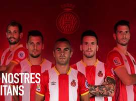 El Girona hizo público quienes serán los pesos pesados de su vestuario. Twitter/GironaFC