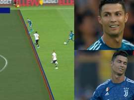 O VAR anula o primeiro gol de CR7 na temporada. ESPN
